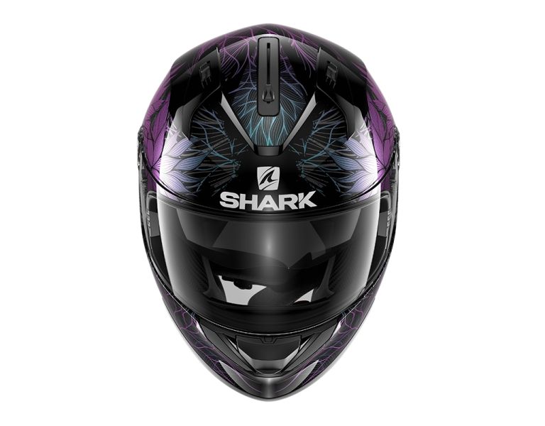 Casca integrala Shark Ridill 1.2 Nelum albastru / negru / roz - MotoRR