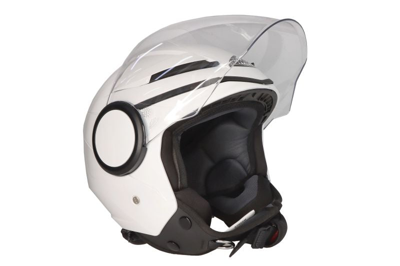 Casca Open-Face SMK Streem White GL100 alb - MotoRR