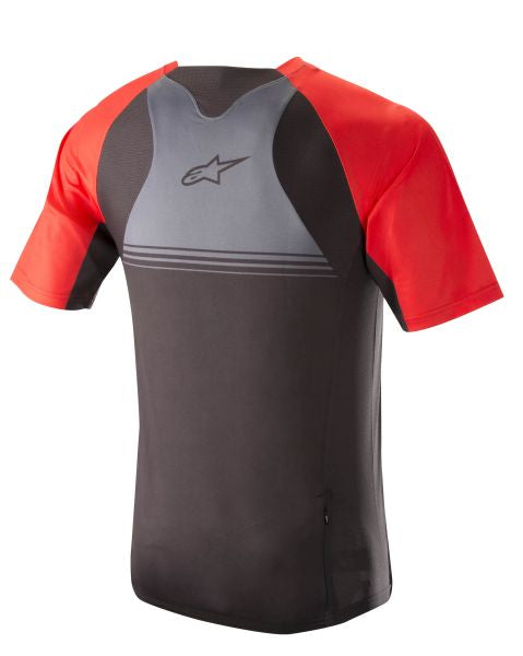 Tricou ciclism Alpinestars Mesa gri-rosu - MotoRR