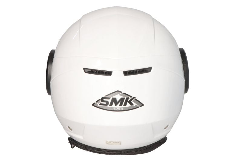 Casca Open-Face SMK Streem White GL100 alb - MotoRR