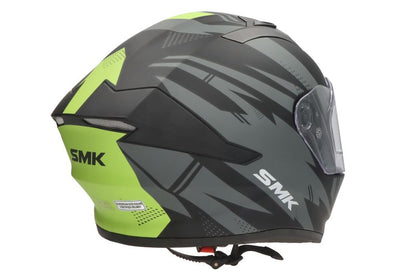 Casca integrala SMK Stellar Trek MA264 gri / negru / galben - MotoRR