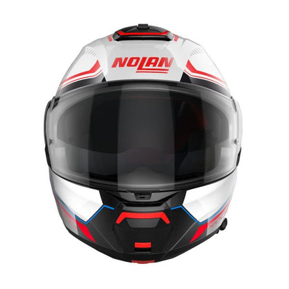 Casca Flip-Up Nolan Nolan N100-6 Surveyor negru / albastru / rosu / alb - MotoRR