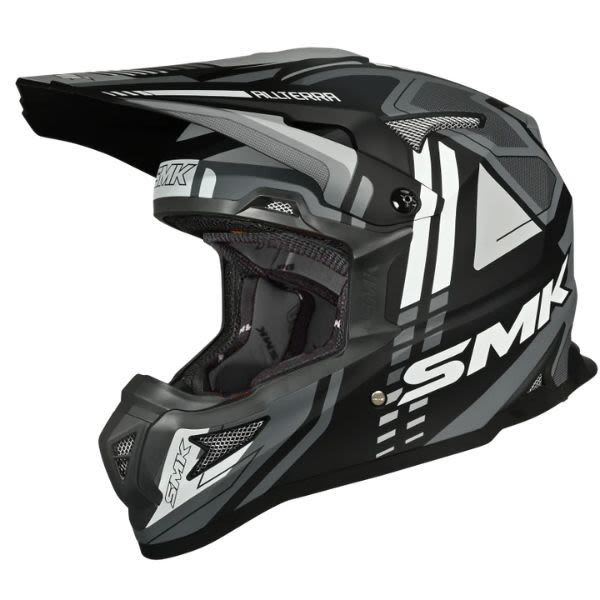 Casca Offroad SMK X-Sprint alb-gri-negru - MotoRR