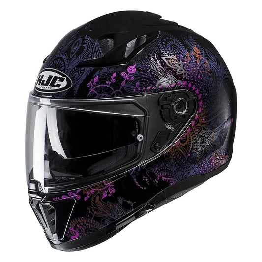 Casca integrala HJC i70 Varok MC-8 negru / violet Pinlock ready - MotoRR