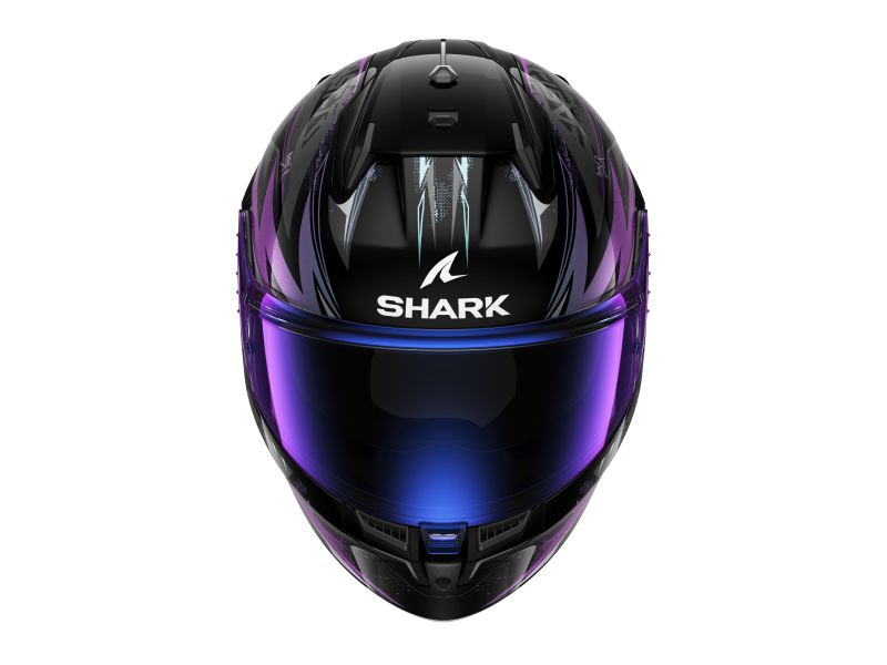 Casca integrala Shark D-Skwal 3 BLAST-R Glossy negru / gri / mov Pinlock ready - MotoRR