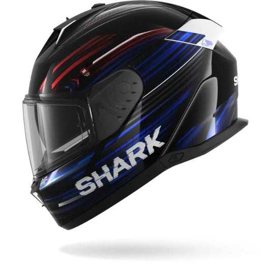 Casca integrala Shark Skwal i3 Light-Blur albastru-negru-rosu