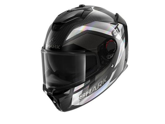 Casca integrala Shark Spartan GT Pro Carbon Ritmo negru / argintiu / alb - MotoRR