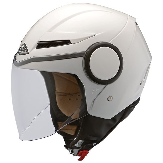 Casca Open-Face SMK Streem White GL100 alb - MotoRR