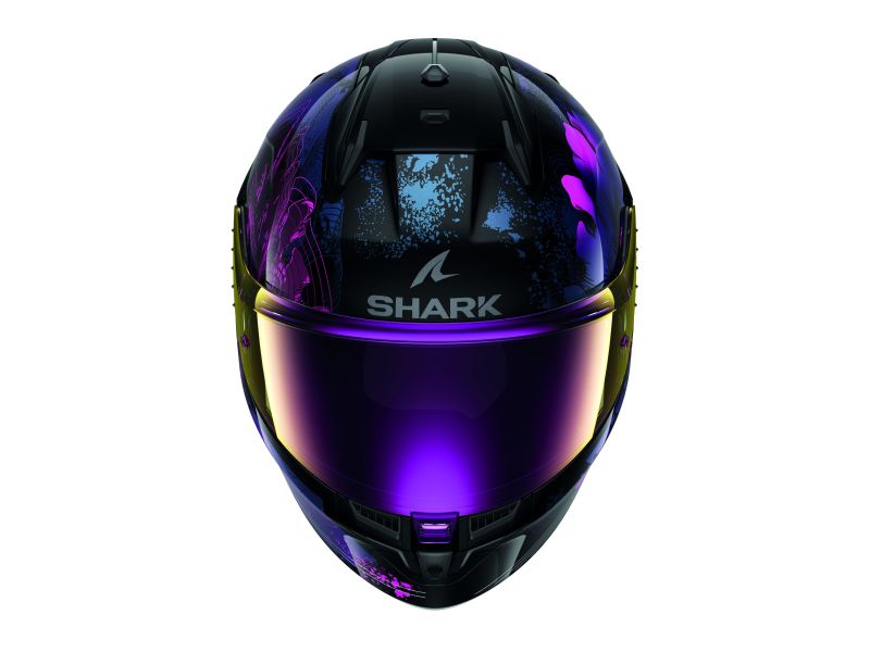 Casca integrala Shark D-Skwal 3 Lady Mayfer negru / albastru / roz Pinlock ready - MotoRR