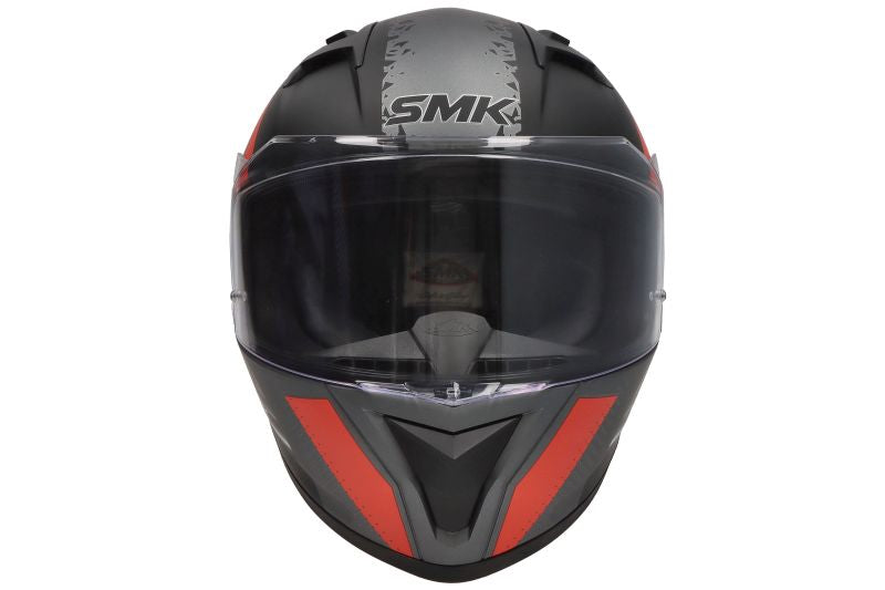 Casca integrala SMK Stellar Swank MADA672 negru / gri / rosu - MotoRR