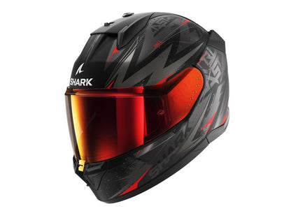 Casca integrala Shark D-Skwal 3 BLAST-R Mat negru / gri / rosu Pinlock ready - MotoRR