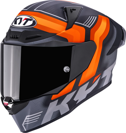 Casca integrala KYT R1R Carbon Accelerator portocaliu mat - MotoRR