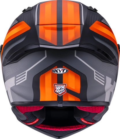 Casca integrala KYT R1R Carbon Accelerator portocaliu mat - MotoRR