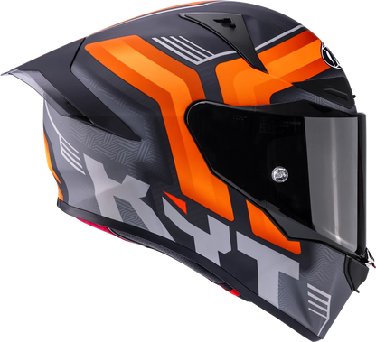 Casca integrala KYT R1R Carbon Accelerator portocaliu mat - MotoRR
