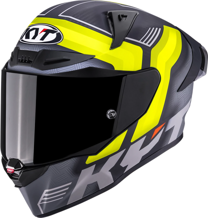 Casca integrala KYT R1R Carbon Accelerator galben mat - MotoRR