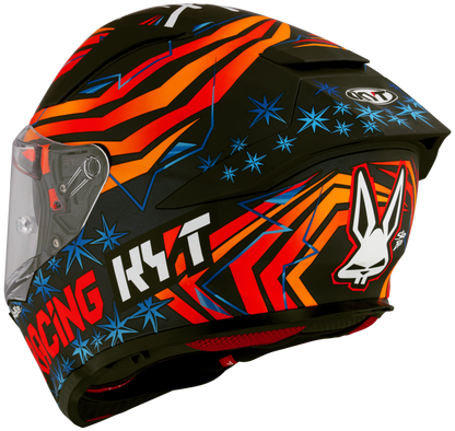 Casca integrala KYT R2R Max Fernandez 2022 Replica mat