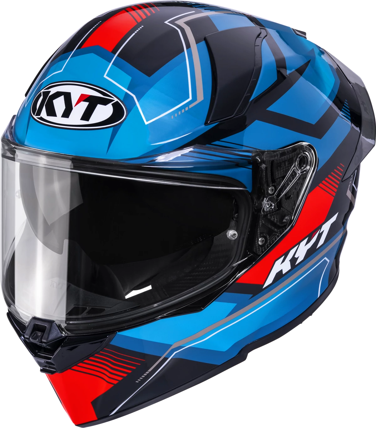 Casca integrala KYT R2R Parsec negru/albastru/rosu - MotoRR