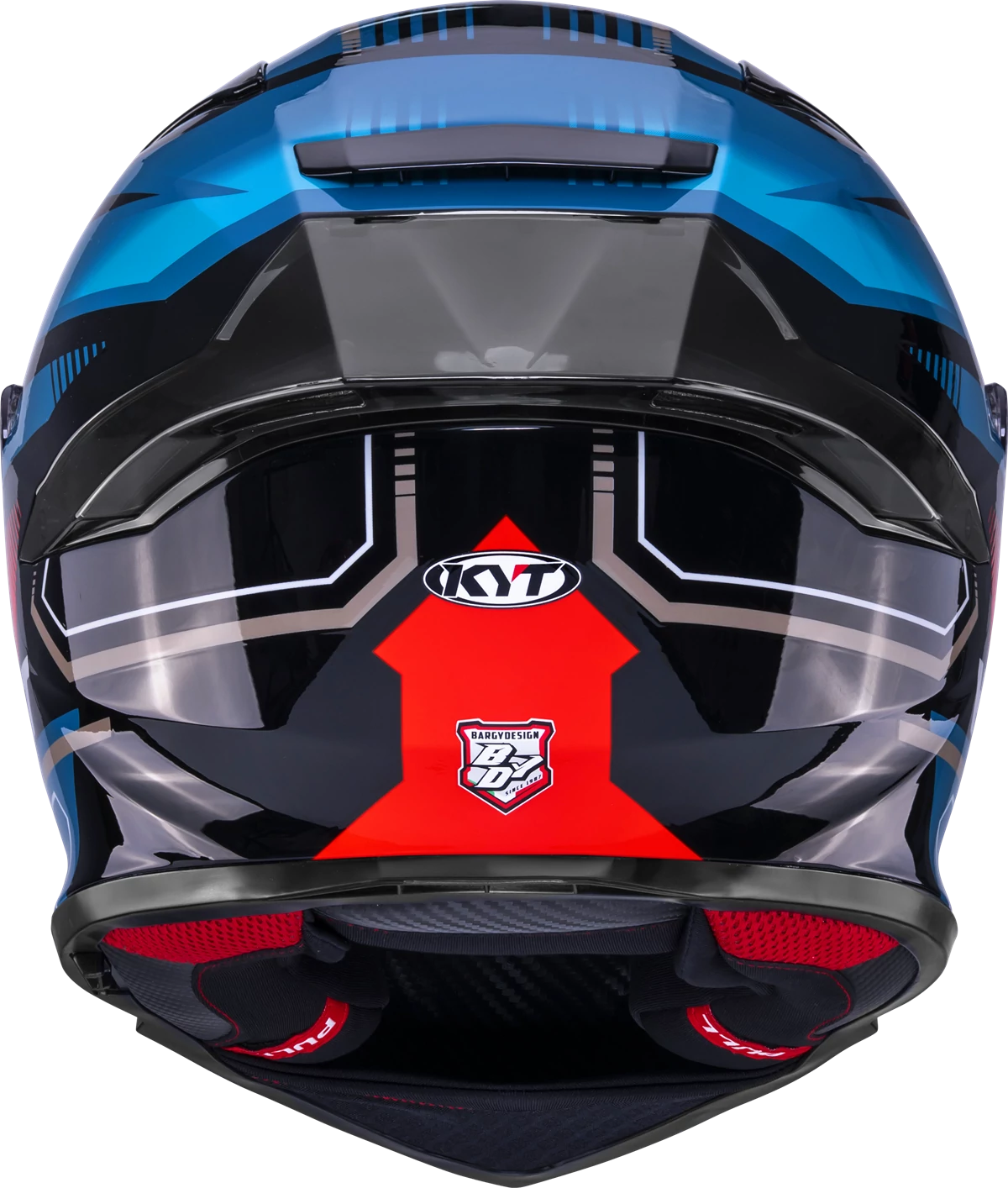 Casca integrala KYT R2R Parsec negru/albastru/rosu - MotoRR