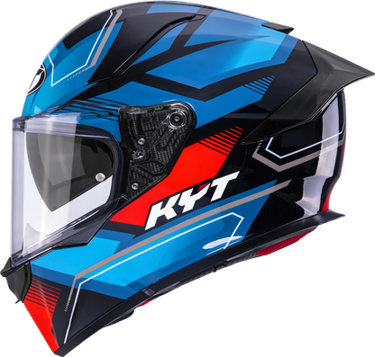 Casca integrala KYT R2R Parsec negru/albastru/rosu - MotoRR