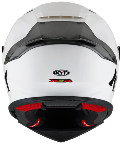 Casca integrala KYT R2R Plain alb - MotoRR