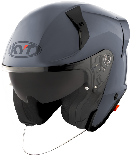 Casca Open-Face KYT TTR-JET gri - MotoRR