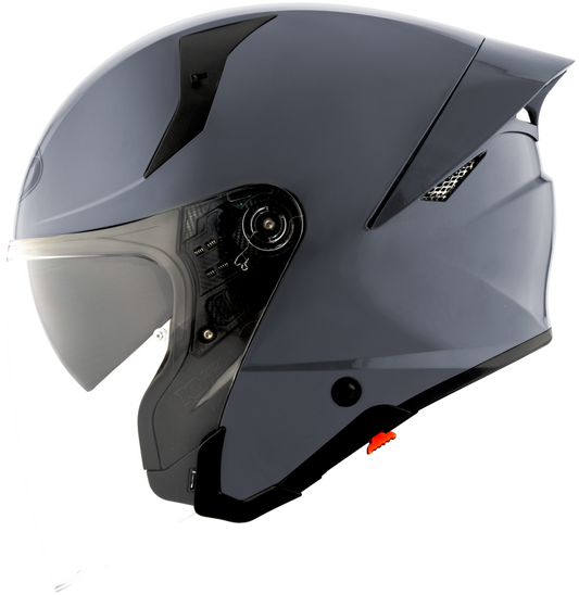 Casca Open-Face KYT TTR-JET gri - MotoRR