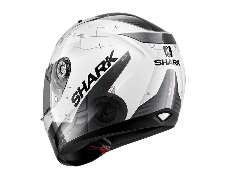 Casca integrala Shark Ridill 1.2 Mecca alb / negru - MotoRR