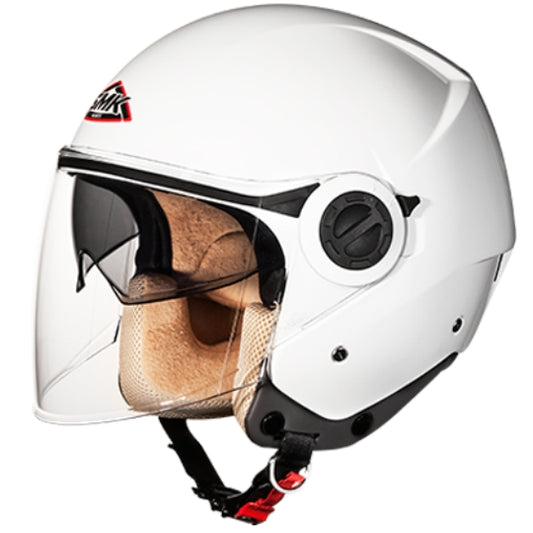 Casca Open-Face SMK Cooper White GL100 alb - MotoRR