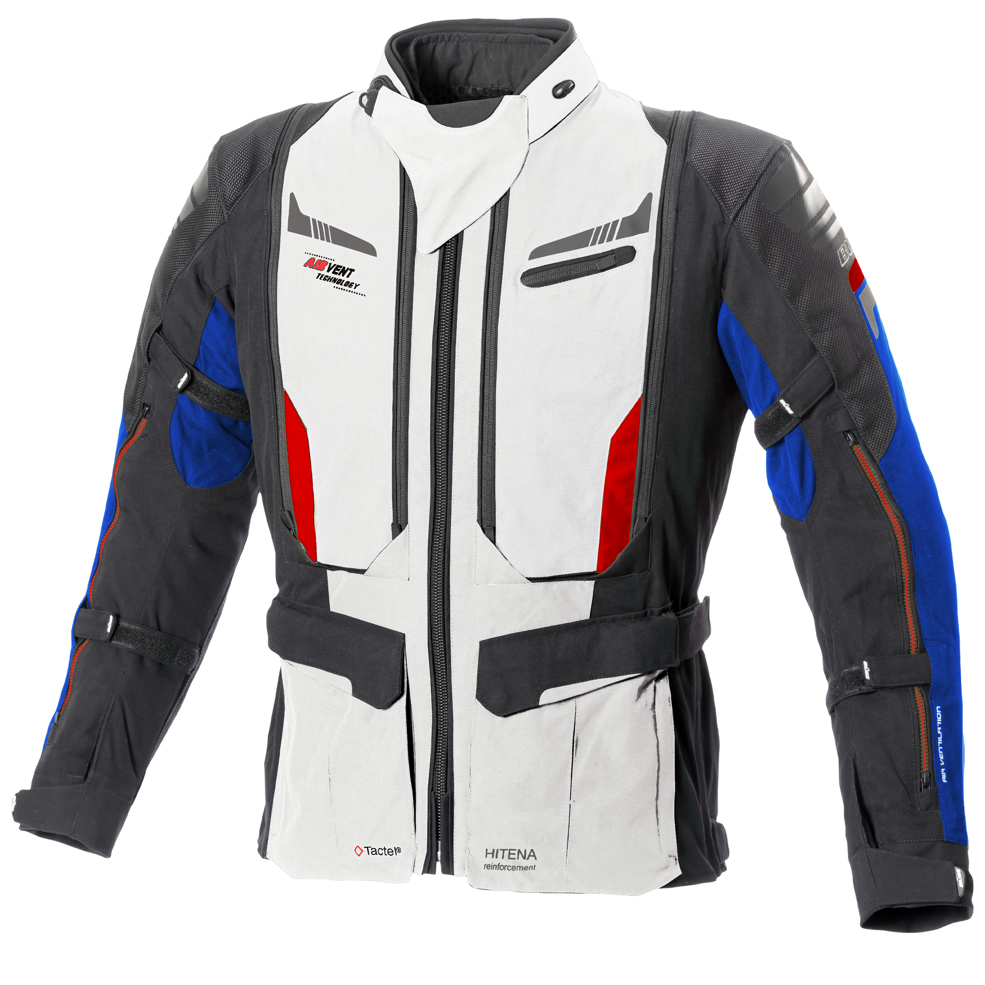 Geaca textil BUSE Agadir gri - MotoRR
