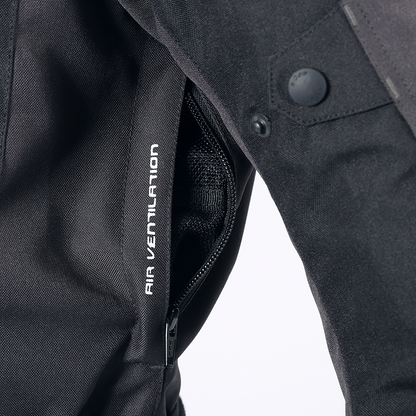 Geaca textil BUSE Breno PRO negru/galben - MotoRR