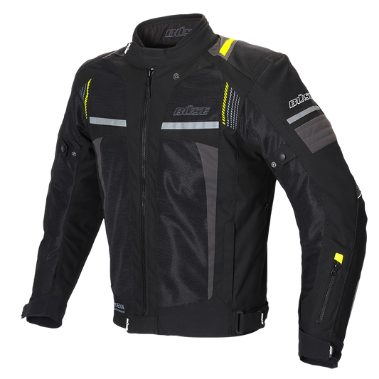 Geaca textil BUSE Livorno negru - MotoRR