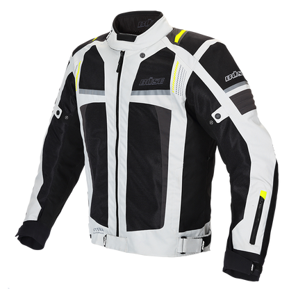 Geaca textil BUSE Livorno gri deschis - MotoRR