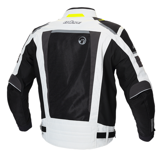 Geaca textil BUSE Livorno gri deschis - MotoRR