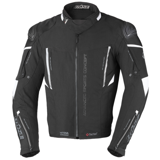 Geaca textil sport BUSE Rocca negru - MotoRR