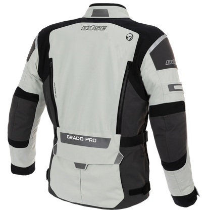 Geaca textil BUSE Grado Pro gri deschis - MotoRR
