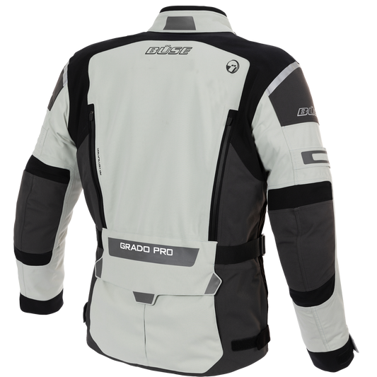 Geaca textil BUSE Grado Pro gri deschis