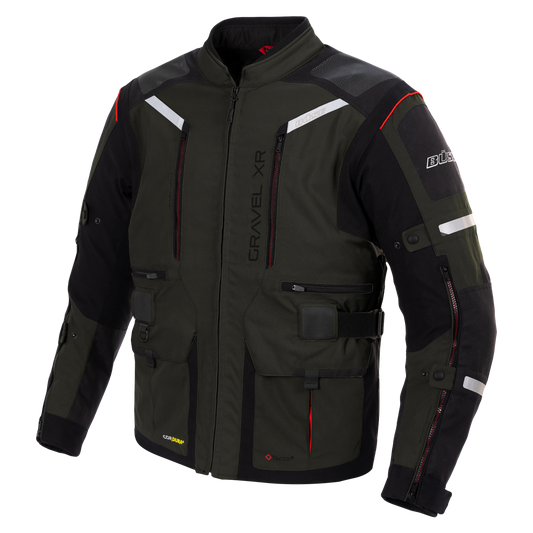 Geaca textil BUSE Gravel XR gri ardezie - MotoRR