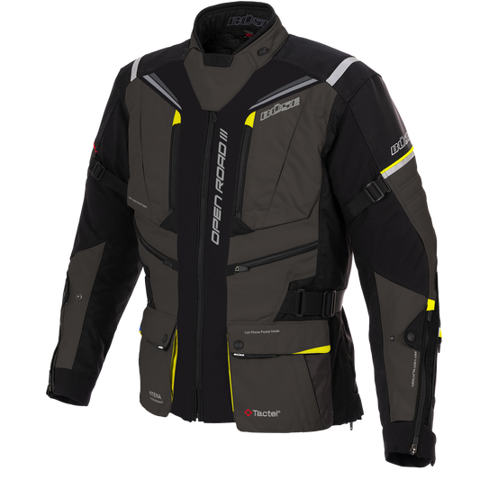 Geaca textil BUSE Open Road III gri - MotoRR