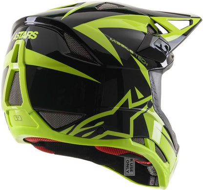 Casca Alpinestars Missile Tech Airlift negru-galben - MotoRR