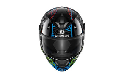 Casca integrala Shark Skwal 2.2 Noxxys albastru / negru / verde / violet Pinlock ready - MotoRR