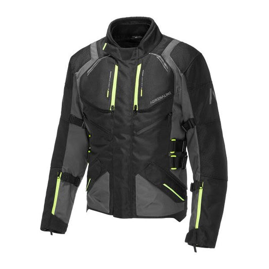 Geaca textil Adrenaline Bergen PPE negru / galben fluo - MotoRR