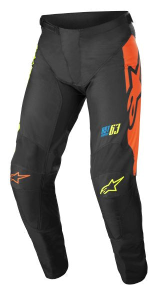 Pantaloni Offroad Alpinestars MX Racer Compass negru / rosu / galben - MotoRR