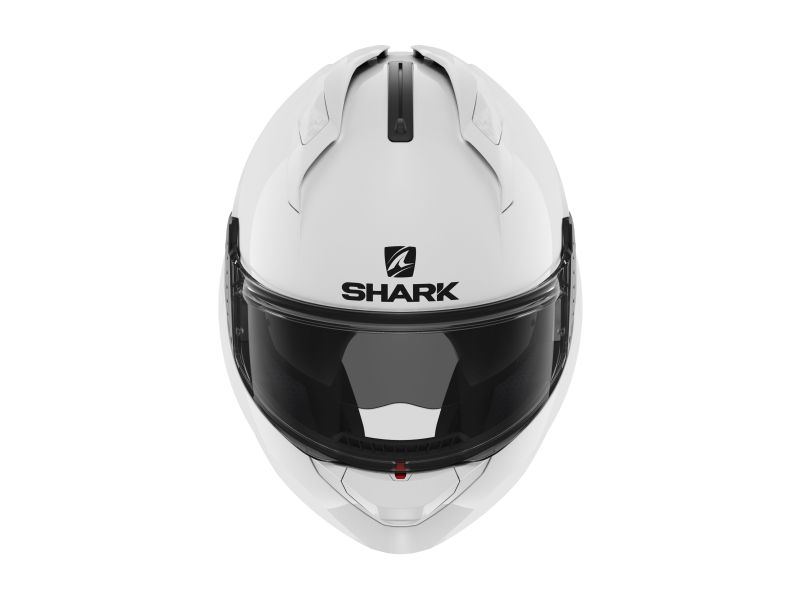 Casca Flip-Up Shark Evo GT Blank alb Pinlock ready - MotoRR