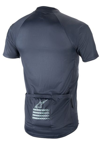 Tricou ciclism Alpinestars Elite V2 SS Jersey albastru navy - MotoRR