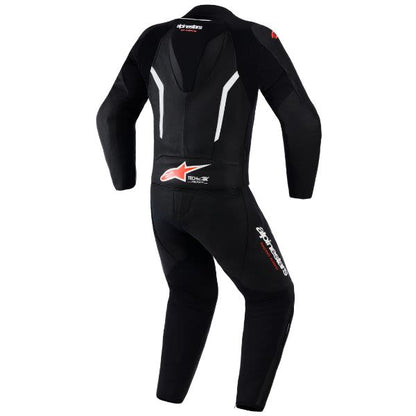 Combinezon 2 piese Alpinestars GP Force V2 alb/negru/rosu - MotoRR