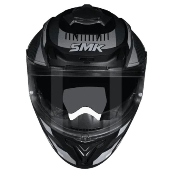 Casca integrala SMK Typhoon Sparko gri-negru-alb - MotoRR