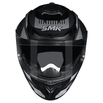 Casca integrala SMK Typhoon Sparko gri-negru-alb - MotoRR