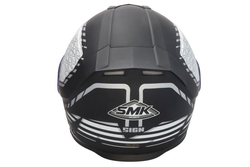 Casca Flip-Up SMK Glide Sign MA126 negru / gri Pinlock ready - MotoRR