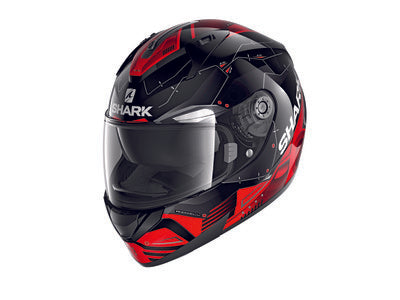 Casca integrala Shark Ridill 1.2 Mecca negru / rosu - MotoRR