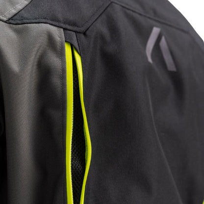 Geaca textil Adrenaline Bergen PPE negru / galben fluo - MotoRR